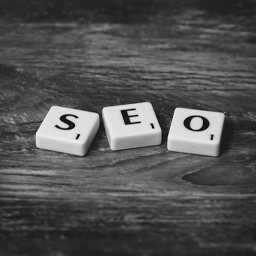 Image showing three letters of SEO. Search Engine Optimization